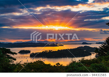 Sunrise, first sunrise, sunrise image Matsushima 94431565