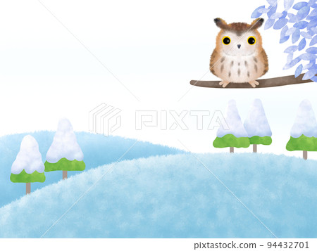 季節性背景冬天白色背景 94432701