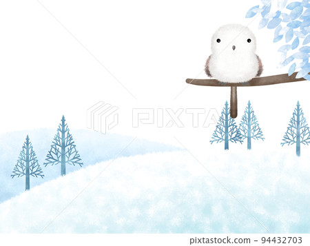 Seasonal background winter white background 94432703