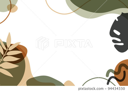 Abstract modern background with organic shapes. Flat Vector Illustration. Abstract modern background with organic shapes. Flat Vector Illustration. 94434330