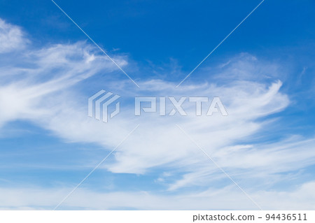 Clear blue color sky with white cloud background Clear blue color sky with white cloud background 94436511