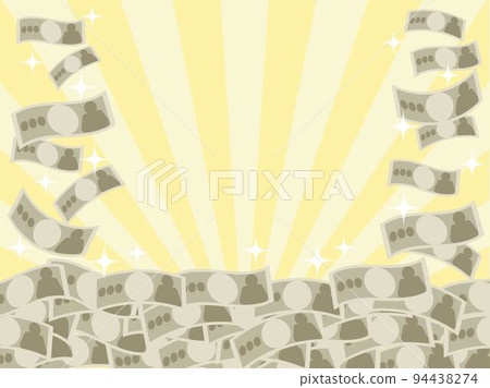 banknotes piled up 94438274