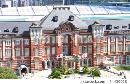 Tokyo Station Marunouchi Exit Marunouchi, Chiyoda-ku, Tokyo A red brick retro-modern building terminal station 94439018