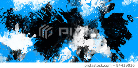 Blue and white and black grunge textured background 94439036