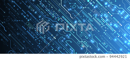 Abstract technology circuit board. Communication concept. Abstract technology circuit board. Communication concept. 94442921