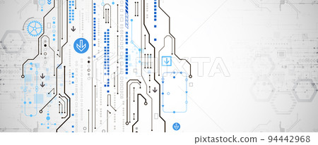 Modern futuristic, engineering, science, technology vector background. Circuit board. Modern futuristic, engineering, science, technology vector background. Circuit board. 94442968