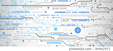 Modern futuristic, engineering, science, technology vector background. Circuit board. Modern futuristic, engineering, science, technology vector background. Circuit board. 94442971