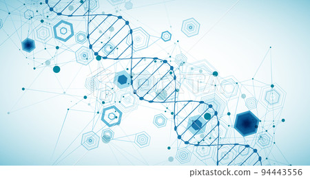 Abstract blue hexagon futuristic background for design works. Abstract blue hexagon futuristic background for design works. 94443556