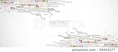 Abstract technology circuit board. Communication concept. Abstract technology circuit board. Communication concept. 94443877