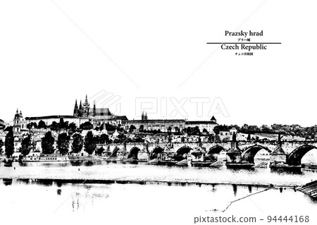 "Prazsky Hrad (Prague Castle)" and "Charles Bridge" in the Czech Republic "Prazsky Hrad (Prague Castle)" and "Charles Bridge" in the Czech Republic 94444168