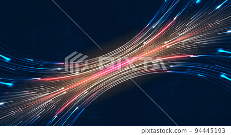 5G or 6G dot line mobile technology. Wireless data network and connection technology concept. high-speed, futuristic background. vector design 94445193