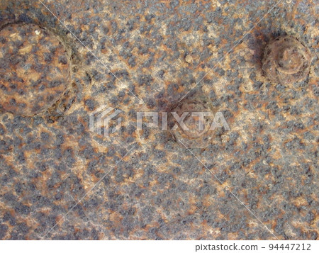 Background. The surface of an old rusty iron sheet Background. The surface of an old rusty iron sheet 94447212