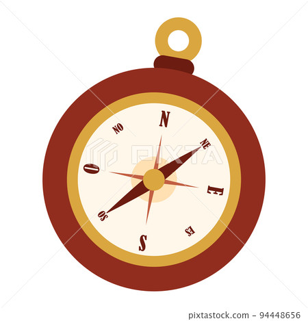 Isolated colored compass icon Flat design Vector 94448656