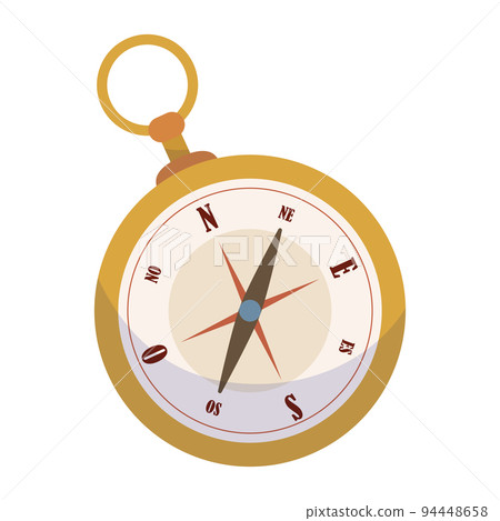 Isolated colored compass icon Flat design Vector Isolated colored compass icon Flat design Vector 94448658