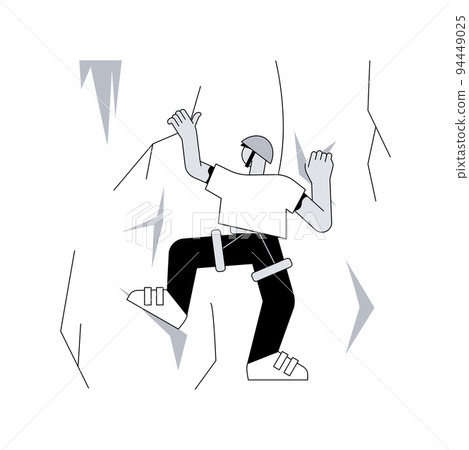 Extreme tourism abstract concept vector illustration. Extreme sports, shock tourism, adrenalin event, dangerous place, ski and snowboard, thrill-seekers, climbing mountains abstract metaphor. Extreme tourism abstract concept vector illustration. Extreme sports, shock tourism, adrenalin event, dangerous place, ski and snowboard, thrill-seekers, climbing mountains abstract metaphor. 94449025