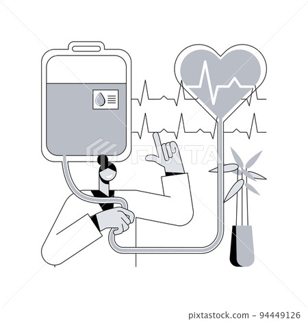 Blood donation abstract concept vector illustration. Plasma donation process, blood bank, universal donor, hemolytic transfusion center, donate for money, rules and preparation abstract metaphor. Blood donation abstract concept vector illustration. Plasma donation process, blood bank, universal donor, hemolytic transfusion center, donate for money, rules and preparation abstract metaphor. 94449126