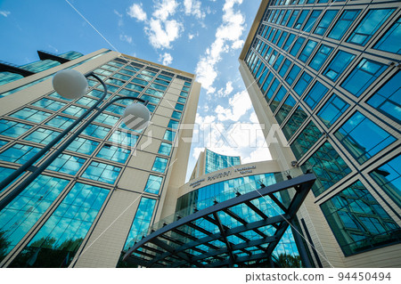 Big beautiful hotel Pullman in the city of Sochi. Big beautiful hotel Pullman in the city of Sochi. 94450494
