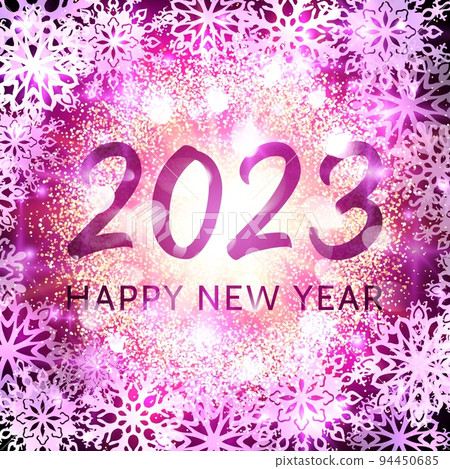 2023 Happy New Year Background Design. Greeting Card, Banner