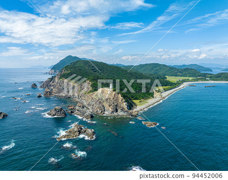 [Tokushima] Gamoda Cape [Drone aerial photography] 94452006