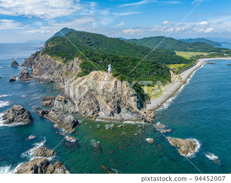 [Tokushima] Gamoda Cape [Drone aerial photography] 94452007
