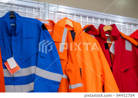 Jackets with reflective stripes - road workers special clothing 94452784