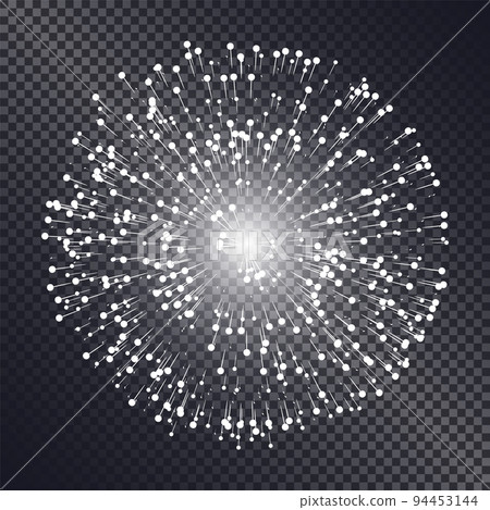 Firework Explosive Burst Flare Decorative Glowing 94453144