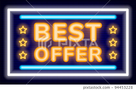 Best Offer of Store with Rating and Stars Vector Best Offer of Store with Rating and Stars Vector 94453228