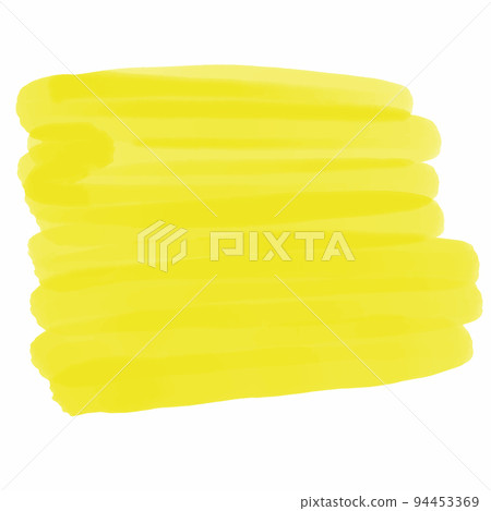 Yellow watercolor blot 94453369
