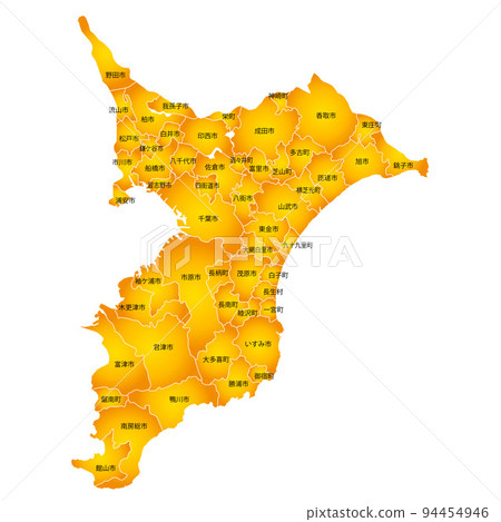 千葉縣和市町村地圖 千葉縣和市町村地圖 94454946
