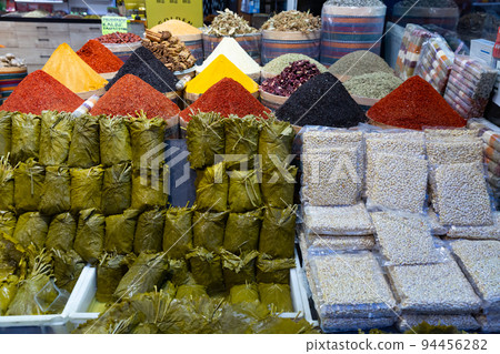 Spices in the turkish bazaar of Istanbu Spices in the turkish bazaar of Istanbu 94456282