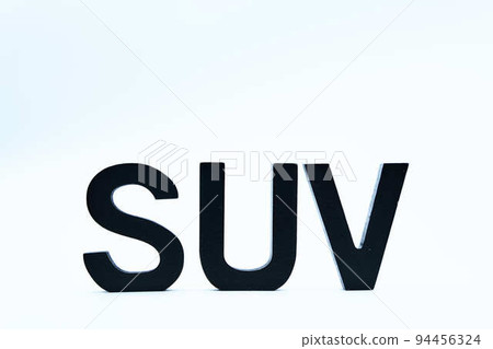 SUV lettering and copy space 94456324