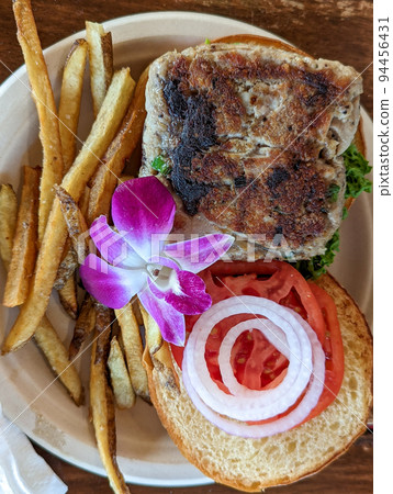 Raw Organic Ahi Tuna Poke Bowl 94456431
