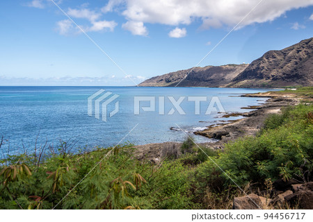 Tropical Paradise Beach Oahu Hawaii 94456717