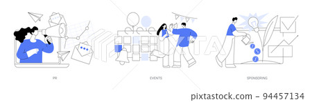 Website navigation bar abstract concept vector illustrations. Website navigation bar abstract concept vector illustrations. 94457134