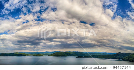 beautiful scenic views at lake jocassee south carolina 94457144