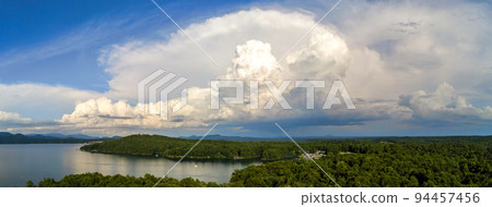 beautiful scenic views at lake jocassee south carolina 94457456