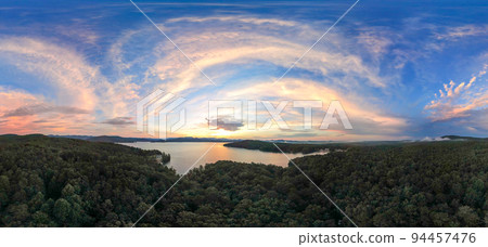 beautiful scenic views at lake jocassee south carolina 94457476