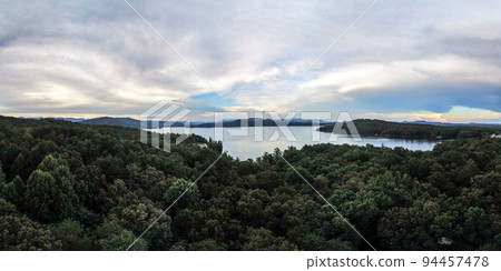 beautiful scenic views at lake jocassee south carolina 94457478