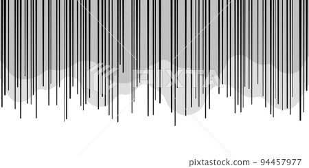 可作為沉悶、令人失望、失望場景背景的插畫素材（效果線、速度線、漫畫背景） 94457977