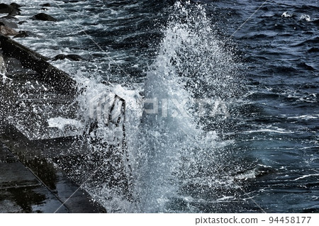 Sea wave weather material background wallpaper decoration background Sea wave weather material background wallpaper decoration background 94458177