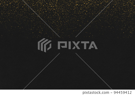 Black Japanese paper texture with gold leaf _Simple and elegant Japanese modern background 94459412