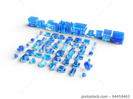3D 房屋和建築物 3D 房屋和建築物 94459463