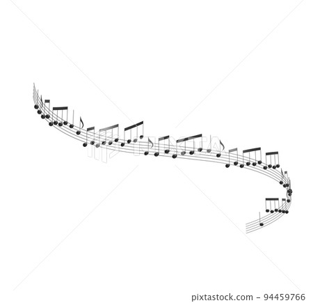 note - Stock Illustration [94459766] - PIXTA