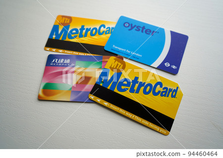 World Public Transport Cards | New York Metrocard | London Oyster Card | Hong Kong Octopus Card 94460464