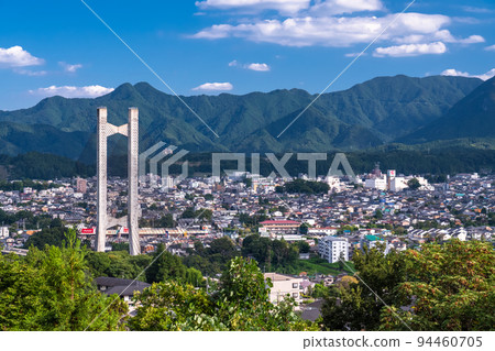 《Saitama Prefecture》Cityscape of Chichibu downtown / View of Chichibu Muse Park Observatory 《Saitama Prefecture》Cityscape of Chichibu downtown / View of Chichibu Muse Park Observatory 94460705