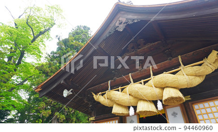 Shimenawa at Suwa Taisha Shimosha Akimiya (Shimosuwa Town, Suwa District, Nagano Prefecture) 94460960