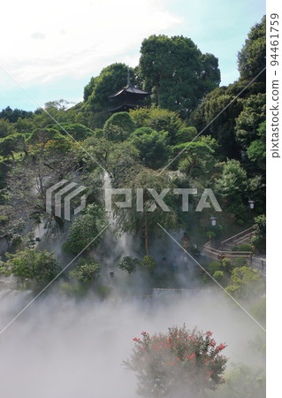 Aromatic Tokyo Sea of Clouds at the traditional Japanese gardens of the Chinzanso Luxury Hotel in Tokyo Japan Aromatic Tokyo Sea of Clouds at the traditional Japanese gardens of the Chinzanso Luxury Hotel in Tokyo Japan 94461759