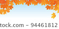 楓葉背景藍天頂背景 94461812