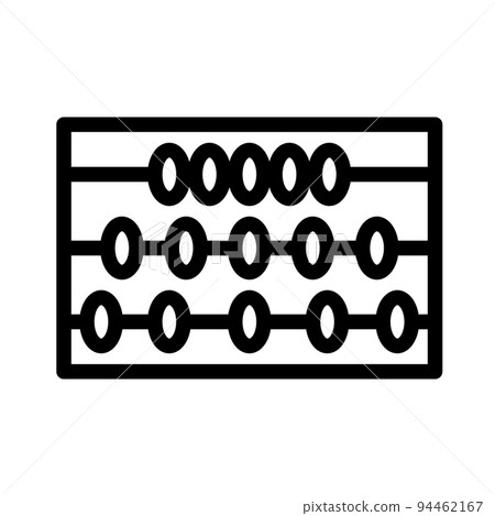 Illustration Vector graphic of abacus icon Illustration Vector graphic of abacus icon 94462167