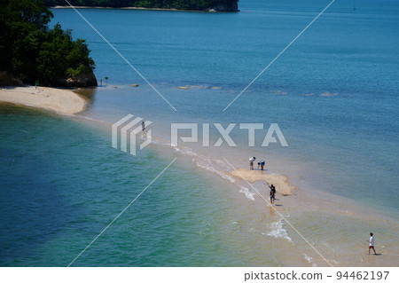 Telephoto of Angel Road, Shodoshima, Kagawa Prefecture 94462197